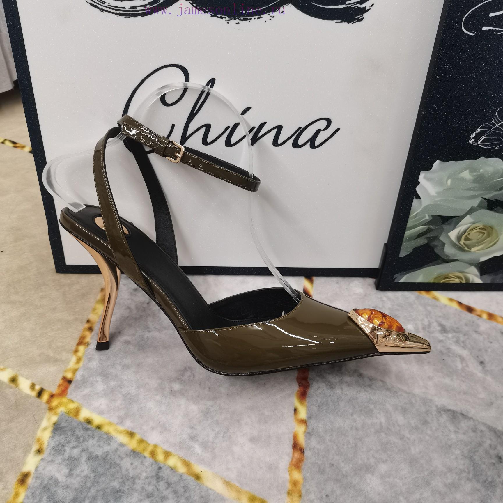 New Release - YSL Top Level2025 New Shoe Headset With Diamond Decorative Wine Glass And Sandals dl35zufz - Image 6
