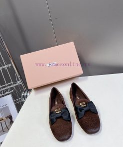 Miu Miu 25ss Spring And Summer New Ballet Butterfly Shoes Miu Home Integrates The Dynamic Charm hm1ik5om