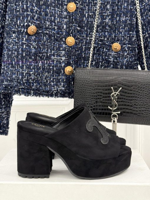CELINL/Celine 25WF Spring/Summer New ProductsThick Soled Slippers With Thick Heels For The Arc go55xd3l