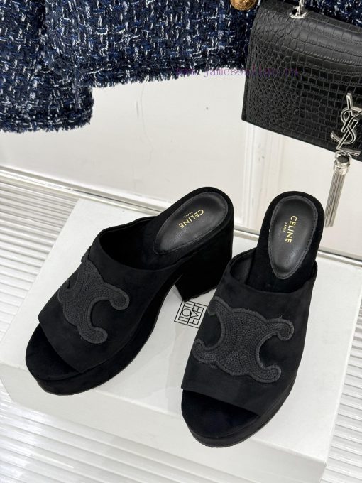 CELINL/Celine 25WF Spring/Summer New ProductsThick Soled Slippers With Thick Heels For The Arc go55xd3l - Image 3