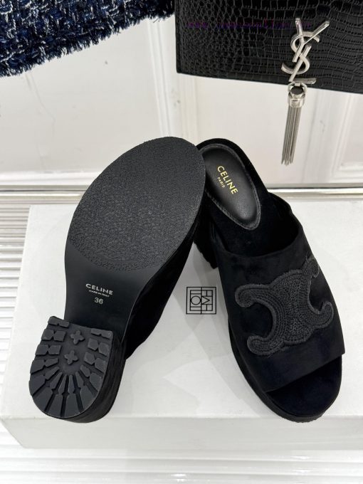 CELINL/Celine 25WF Spring/Summer New ProductsThick Soled Slippers With Thick Heels For The Arc go55xd3l - Image 10