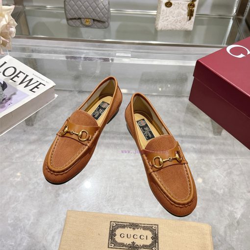 The 35-42 Gucci Loafers Are Crafted With Blue GG Gucci Denim Fabric Adding A Touch Of Brillianc cocui18z - Image 2