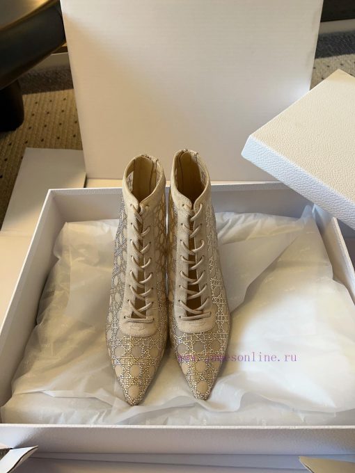 Top QualityDior CD Dior 25ss Spring/Summer Sparkling Star River Collection New High Heel BootsT g2i742i6