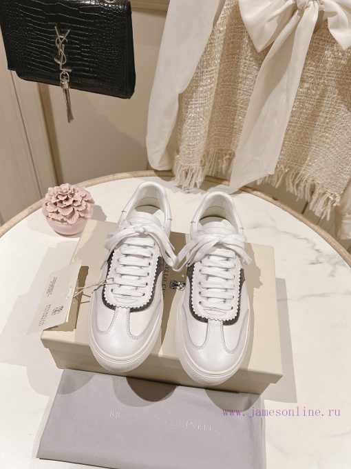 Top Of The Line BC White Shoes Brunello Cucinelli White ShoesBrunello Cucinelli Is A Brand That lq6hbyth