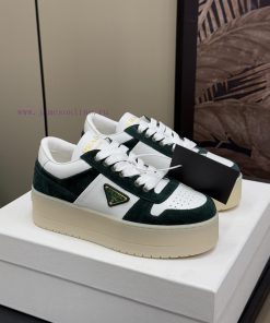 Prad…a Ss25 New Arrival～P Home 25 Spring/Summer Thick Soled White Shoes New ProductThe Combinat 8dq6pzrq