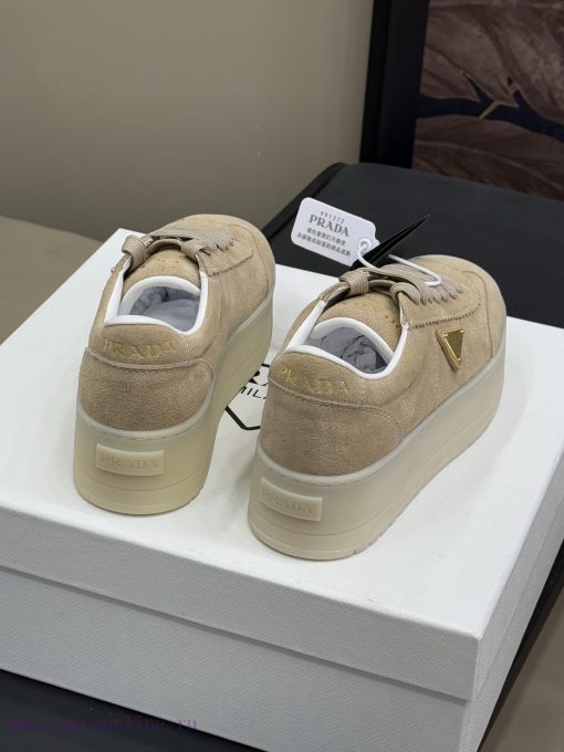 Prad…a Ss25 New Arrival～P Home 25 Spring/Summer Thick Soled Little White Shoes German Training b55xvn7z - Image 6
