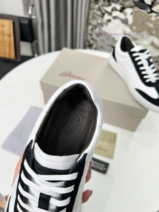 Brioni/Brioni New Men's Casual Board ShoesThe Running Shoes Are Made Of A Blend Of Cowhide And w10c8347 - Image 9