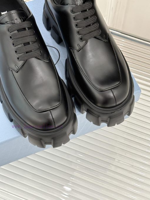 Top VersionPrada Classic Gear ️ Thick Soled Sponge Cake LoafersThe New Thick Soled Loafers Have 5du7aksj - Image 8