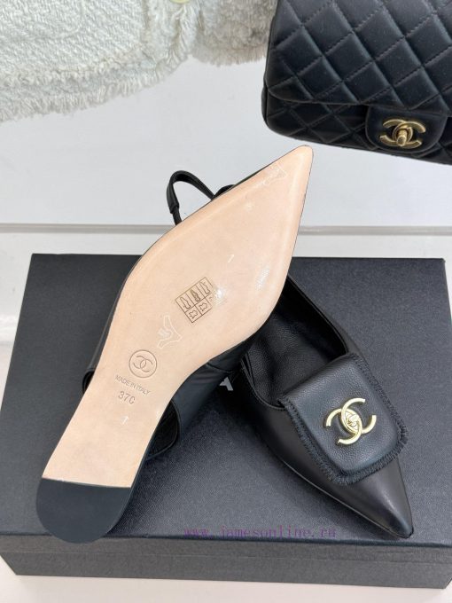 Chanel | Chanel Classic Flip Bag BuckleLing Grid Chain Thick Soled SlippersClassic Timeless Sim 8kxc644n - Image 10