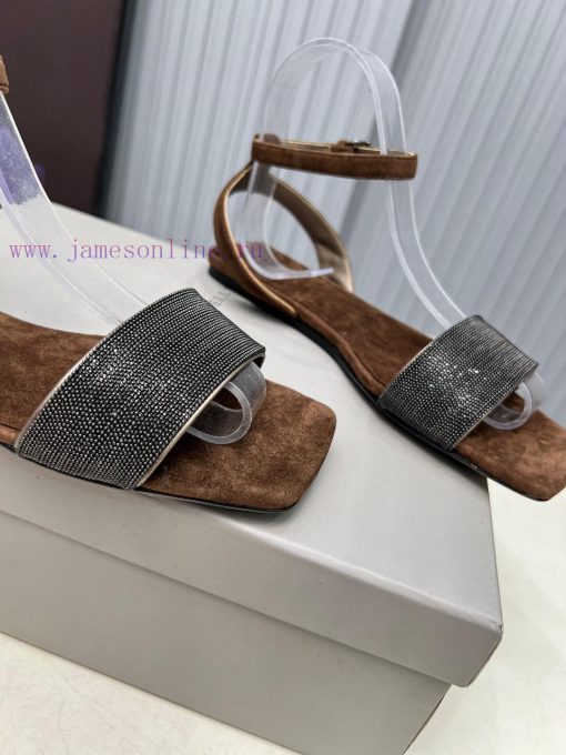 Brunello Cucinelli B C Sandals Are Now Available In New StylesImported Cashmere Fabric With Imp 7yji32up - Image 8