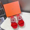Hermes Pig Nose Ithea 30 Grass Woven Bottom Greek Vacation Style High Heels Slope Heels Cool Sl sgitee67