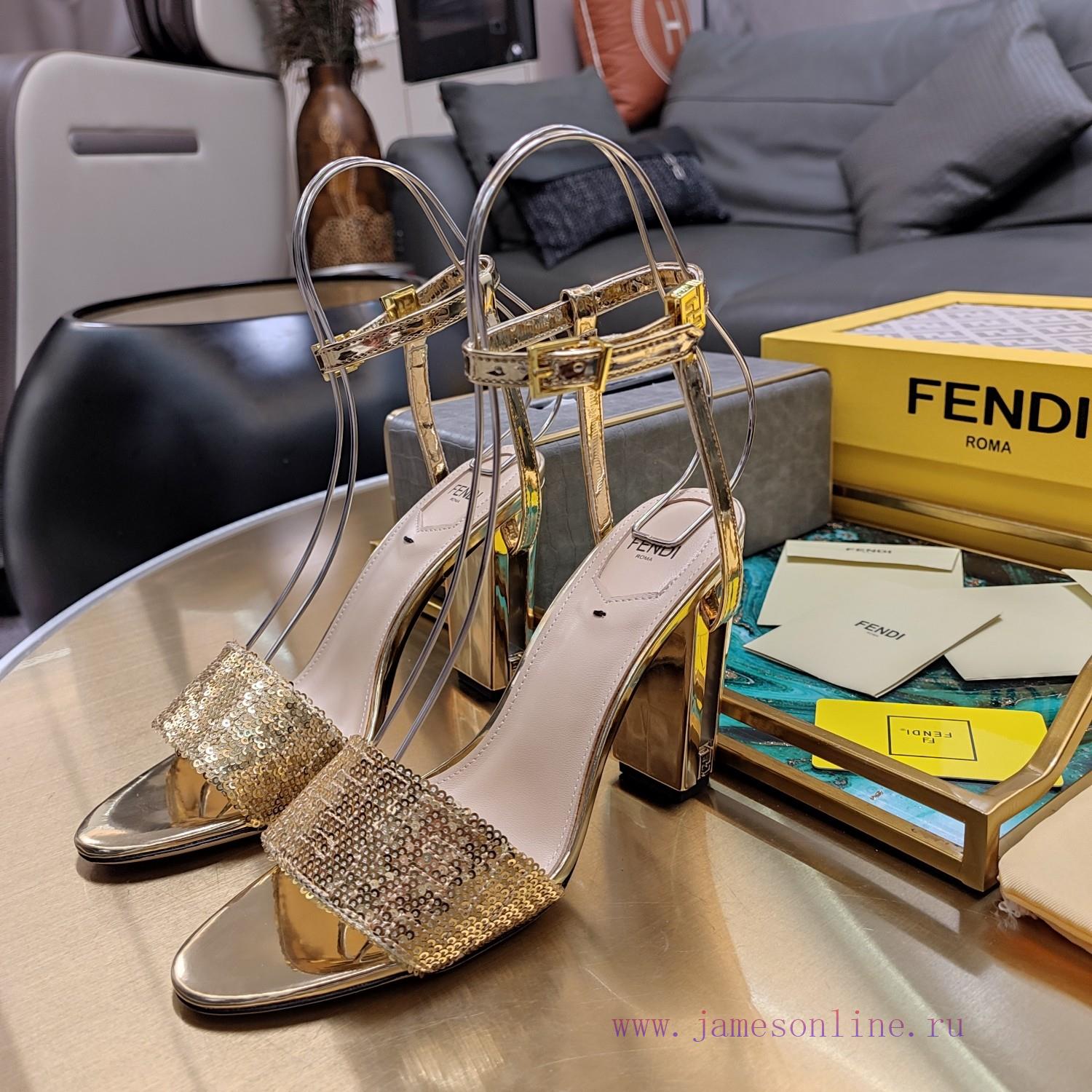 Mechanical Hollow Three-dimensional Electroplated High Heels SeriesFendi Top Edition 2025 Offic 3zy2wjbr - Image 4