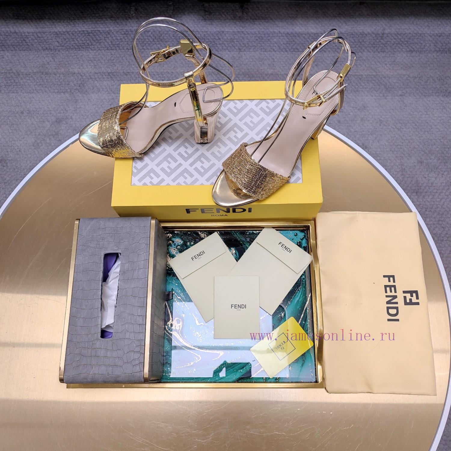Mechanical Hollow Three-dimensional Electroplated High Heels SeriesFendi Top Edition 2025 Offic 3zy2wjbr - Image 6