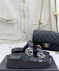Chanel | Chanel 25C Spring/Summer New ProductsThick Soled Camellia Series SlippersThis Season's 3clgyrap