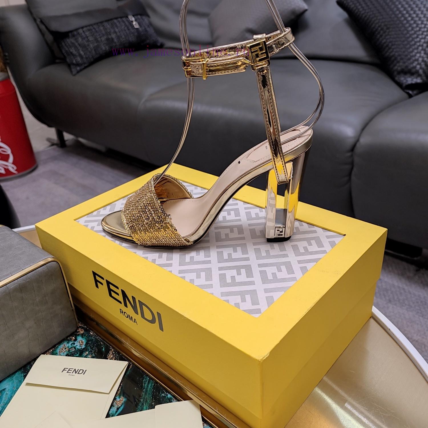 Mechanical Hollow Three-dimensional Electroplated High Heels SeriesFendi Top Edition 2025 Offic 3zy2wjbr - Image 8