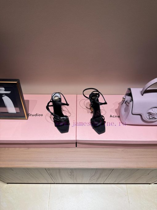 Saint Laurent YSL Classic Spring/Summer Letter And Cross Strap High Heel SandalsCutting Off Men ugyd0j4d - Image 3