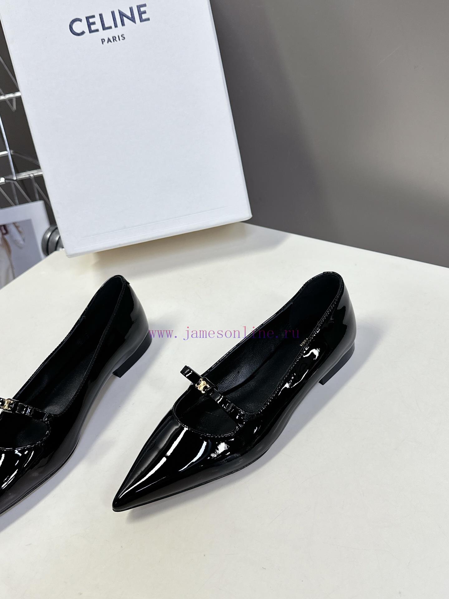 Celine Spring/Summer Triumphal Arch Fashion Bow Single Shoes With Soft And Exposed Foot DesignT 1ve5ukqn - Image 4