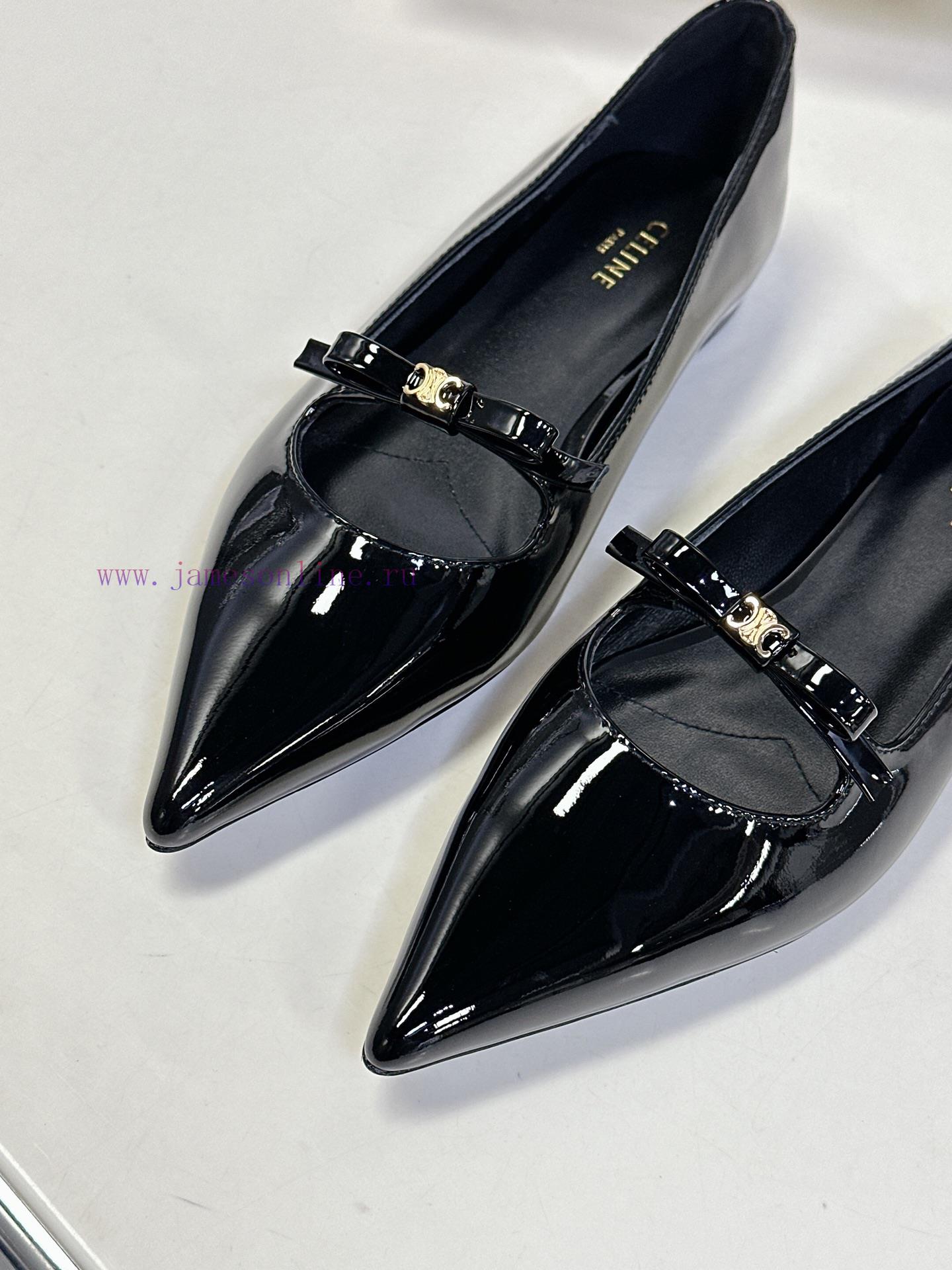 Celine Spring/Summer Triumphal Arch Fashion Bow Single Shoes With Soft And Exposed Foot DesignT 1ve5ukqn - Image 8