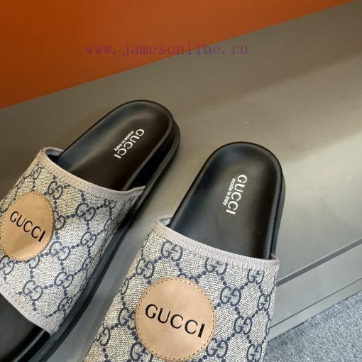 Size 38-46 GG Gucciucci High-end Men's Summer Slippers Classic Presbyopia Series With A Single rd16uvee - Image 7