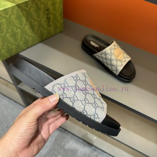 Size 38-46 GG Gucciucci High-end Men's Summer Slippers Classic Presbyopia Series With A Single rd16uvee - Image 8