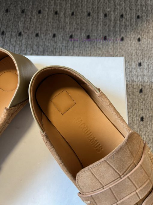 Jacquemus 25ss Square Toe LoafersA Beautiful And Practical Early Spring New Product Simple And 3t96g9f9 - Image 6
