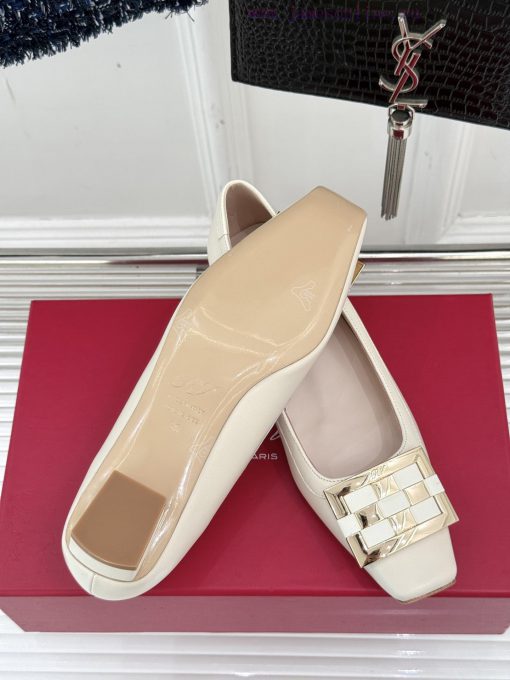 Roger Vivie RV Classic Square Buckle Checkerboard PatternFlat Sole ShoesSister Let's Compromise cpye037a - Image 10