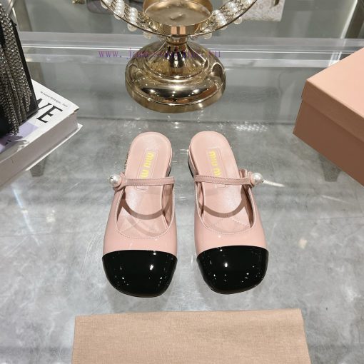 MIUMIU 25ss Spring/Summer New Mary Jane Half SlippersMiu Miu's Personalized Design Is Very Vers d7vzn8qh