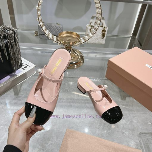 MIUMIU 25ss Spring/Summer New Mary Jane Half SlippersMiu Miu's Personalized Design Is Very Vers d7vzn8qh - Image 5