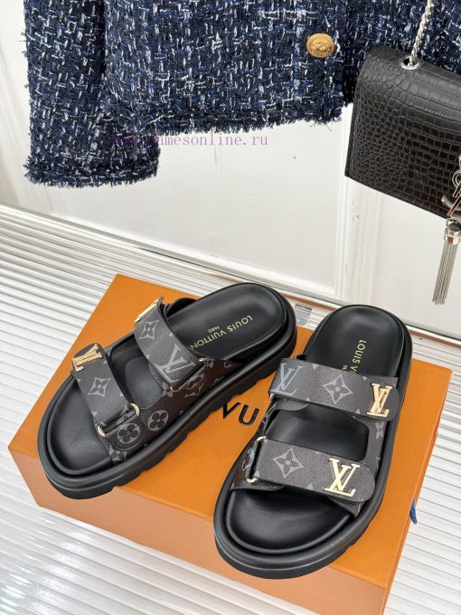 L * V Donkey Brand 25ss New Couple's Old Flower Lazy SlippersThis Is Really A Pair Of Slippers 91xaw8c7 - Image 3