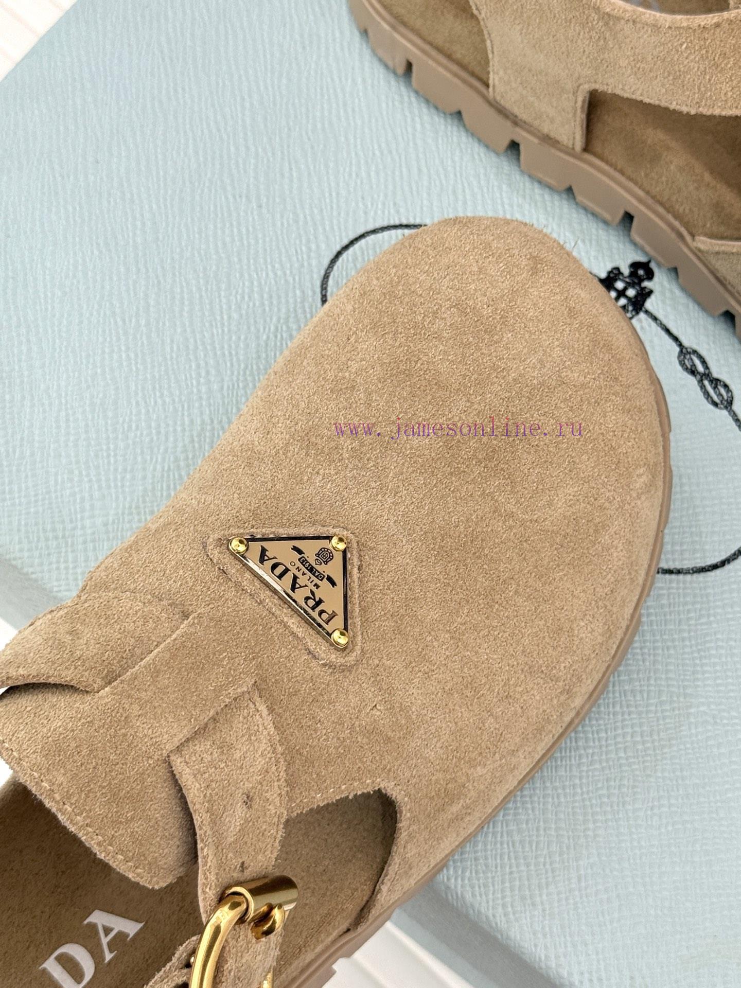 Prada/Prada Classic Spring/Summer New ProductsTriangle Badge Haken SandalsSuper Lightweight And ur5wql2b - Image 8
