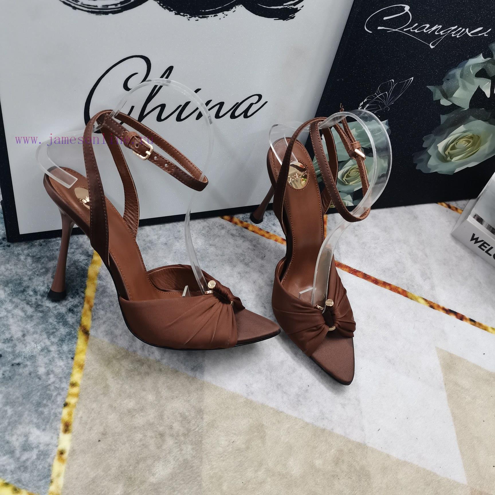 New Release - YSL Top Level2025 Official Website Synchronizes New High-heeled Fish Mouth Sandal roadlcfs - Image 9