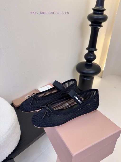 MiuMi * 25ss Spring/Summer New Mesh Breathable Ballet ShoesJust Based On Appearance It Can Attr tb59ya9h - Image 6