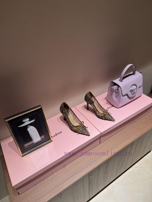 Rene Caovilla RC 2025/𝐒𝐒𝐧𝐞𝐰 Spring/Summer New Lace Bow High Heel Sandals CollectionSame As The n9dy0jrh