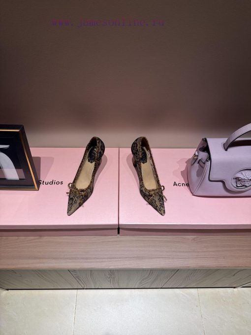 Rene Caovilla RC 2025/𝐒𝐒𝐧𝐞𝐰 Spring/Summer New Lace Bow High Heel Sandals CollectionSame As The n9dy0jrh - Image 4