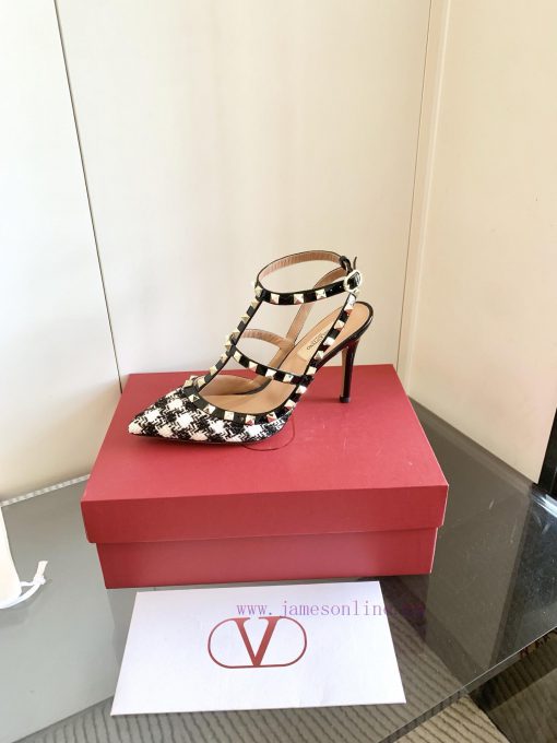 VT Rivet Pointed Sandals In New Colors Phoenix Tail Flower Bud Silk Grid Series A Series Of Ori fyojvskl - Image 8