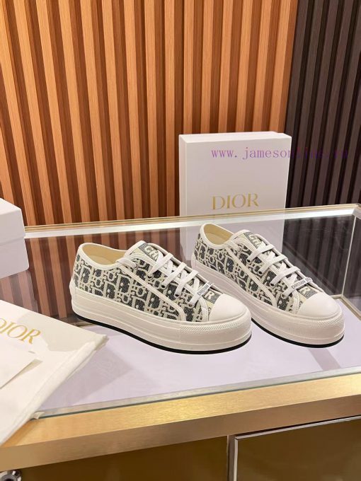 In 2025 Walk 'n' Dior Embroidered Mid Top Casual Shoes Will Be NewOn The Fashion Stage Dior Emb 1hpeqn2m