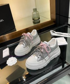 Chanel 25s Panda Color Blocked Casual Shoes Internet Celebrity Same Style Latest Fashion Show M x8m0akhs