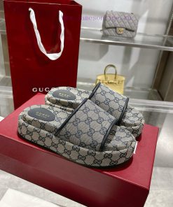 Top Selling 2025 Women's New GG Gucci Thick Soled SandalsThe Iconic Gucci Logo And Exquisite Pa r94wzif5