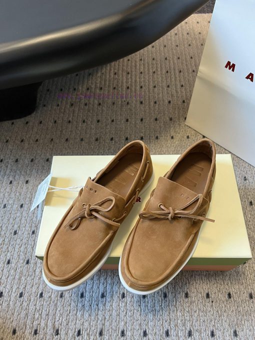 Top Quality Men+10Marn * 25ss's Newly Released Le Fu Shoes | Red Bean Sheng Nan Guo 🫘Marni's Ne 67i21gv8 - Image 5