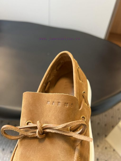 Top Quality Men+10Marn * 25ss's Newly Released Le Fu Shoes | Red Bean Sheng Nan Guo 🫘Marni's Ne 67i21gv8 - Image 6