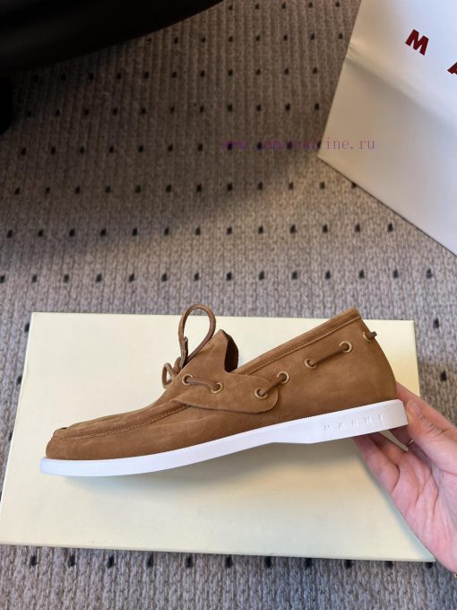 Top Quality Men+10Marn * 25ss's Newly Released Le Fu Shoes | Red Bean Sheng Nan Guo 🫘Marni's Ne 67i21gv8 - Image 9