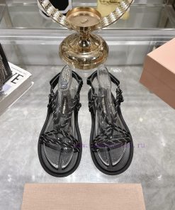 Miumiu Ss25 New Arrival～Miu Miu Spring/Summer New SneakersA Pair Of Sandals That Fashionistas M 87g45maa