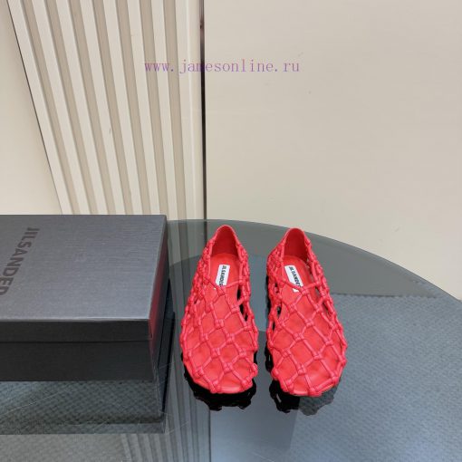 𝐉𝐈𝐋𝐒𝐀𝐍𝐃𝐄 * 25 Spring/Summer Latest Knitted Leather Mesh Sandals For Jennie Concert With Hot Ord cs1iopcl - Image 3