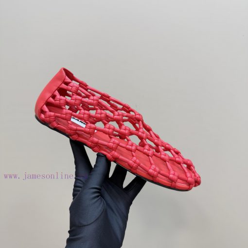 𝐉𝐈𝐋𝐒𝐀𝐍𝐃𝐄 * 25 Spring/Summer Latest Knitted Leather Mesh Sandals For Jennie Concert With Hot Ord cs1iopcl - Image 9