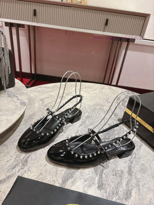 Ballet Shoes Are Empty At The Back 🦋 ꫛꫀw.︎ ️The Ballet Shoes Have A Rounded Toe Made Entirely O ywzdymrt - Image 3