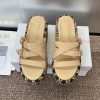 Dior 2025 Spring/Summer New Attitude Color Blocked Cross With Slope Heel Women's Shoes CD Lette riy7qdm6