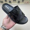 PRADR - Prada One Word Drag Snap Design To Adjust Size Luxury Brand Casual Slippers Original Co h1al5adm
