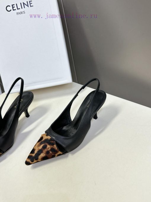 Celine's Spring And Summer Triumphal Arch Fashion High Heels Feature A Soft And Exposed DesignT l84s7e5x - Image 4