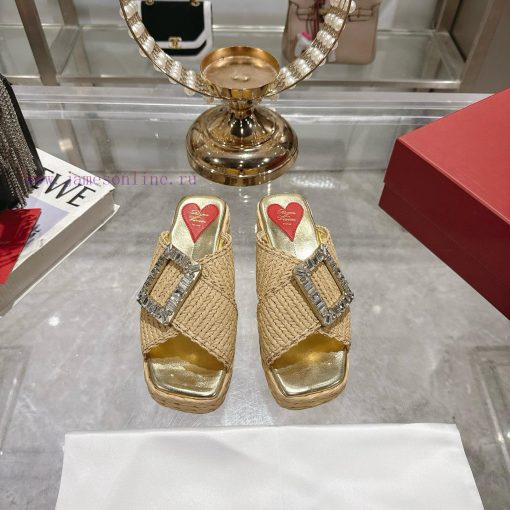 The 25 New Open Footed Lazy Slippers Are Hand Woven With Natural Lafite Grass Showcasing A Nobl qjj8vdds