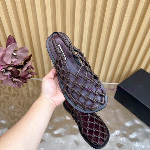 Purchasing Level 🤍🤎 2025 Popular Fishing Net Woven Sandals/single Shoes JILSANDER————————————- cq8hj8ce - Image 8